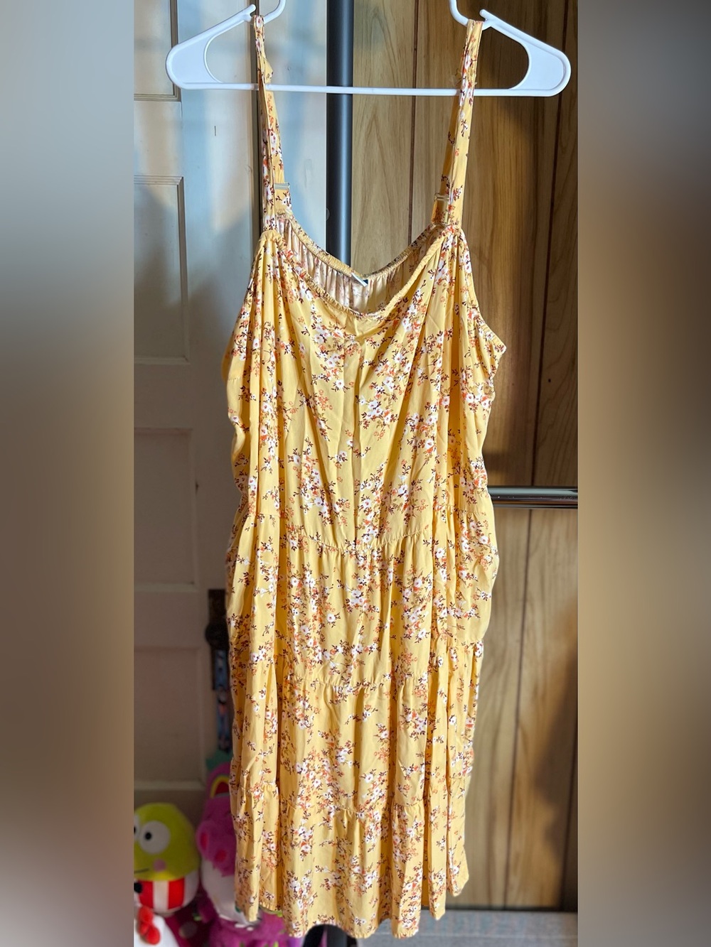 Old Navy Yellow Floral Mini Sundress